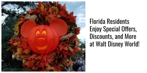 Florida Residents Enjoy Special Offers, Discounts, and more at Walt Disney World