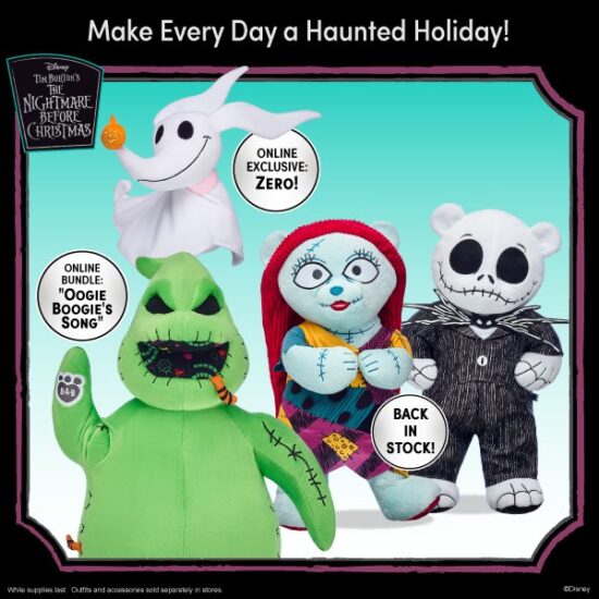 The Nightmare Before Christmas BuildABear Collection Is Scary Cute