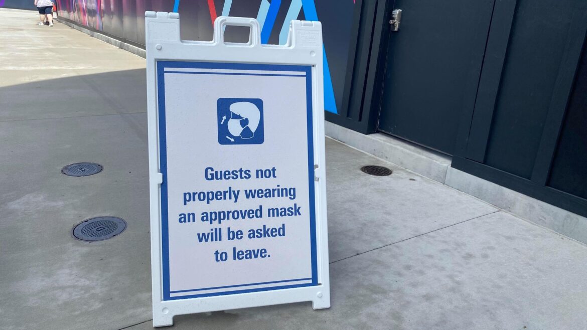 Disney asks guests to reschedule their trip if they are unable to wear face mask at all times