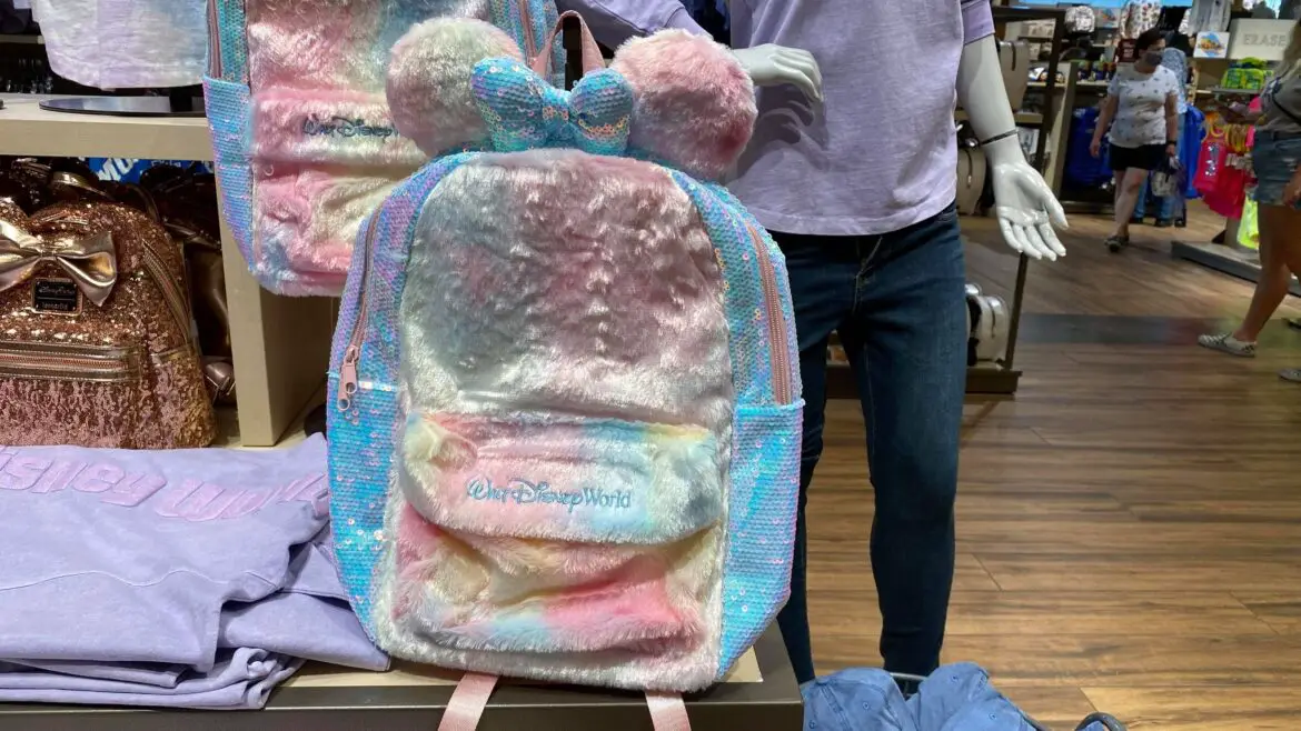 New Cotton Candy Minnie Backpack Now At Walt Disney World