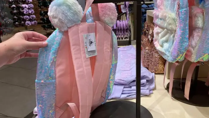 New Cotton Candy Minnie Backpack Now At Walt Disney World