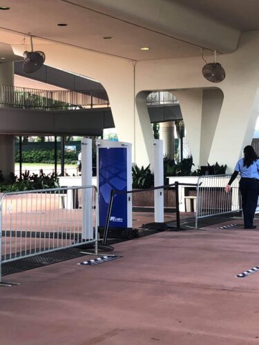 New Contactless Security Scanners now at Epcot