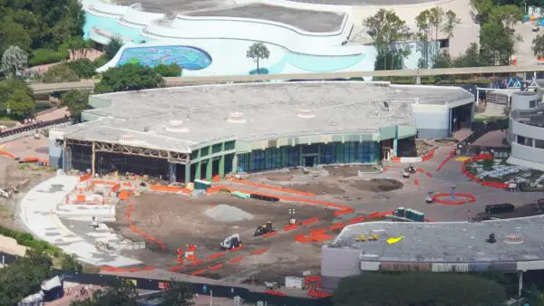 PHOTOS: Aerial View of the Demolition Going on Now in EPCOT