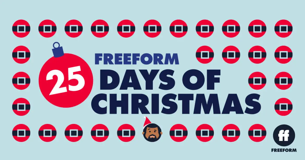 Freeform’s ’25 Days of Christmas’ Schedule for 2020