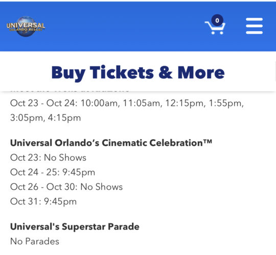 Universal Orlando's Cinematic Celebration Returns