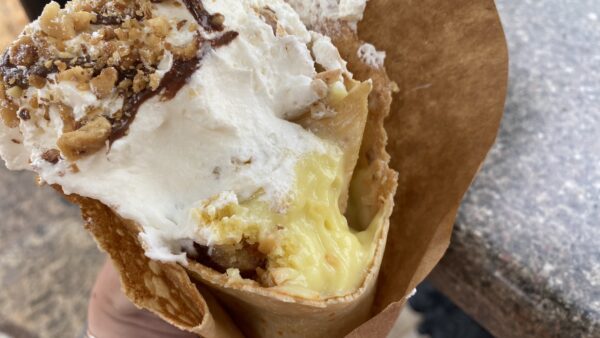 New Banana Cream Pie Crêpe is Available for a Limited Time At Universal Studios