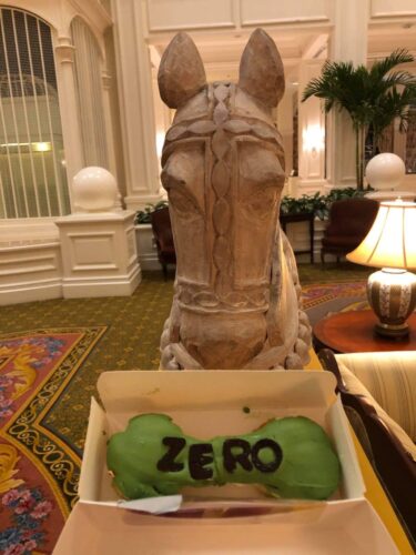 Zero’s Spooky Dog Bone Éclair at Disney's Grand Flordian Resort