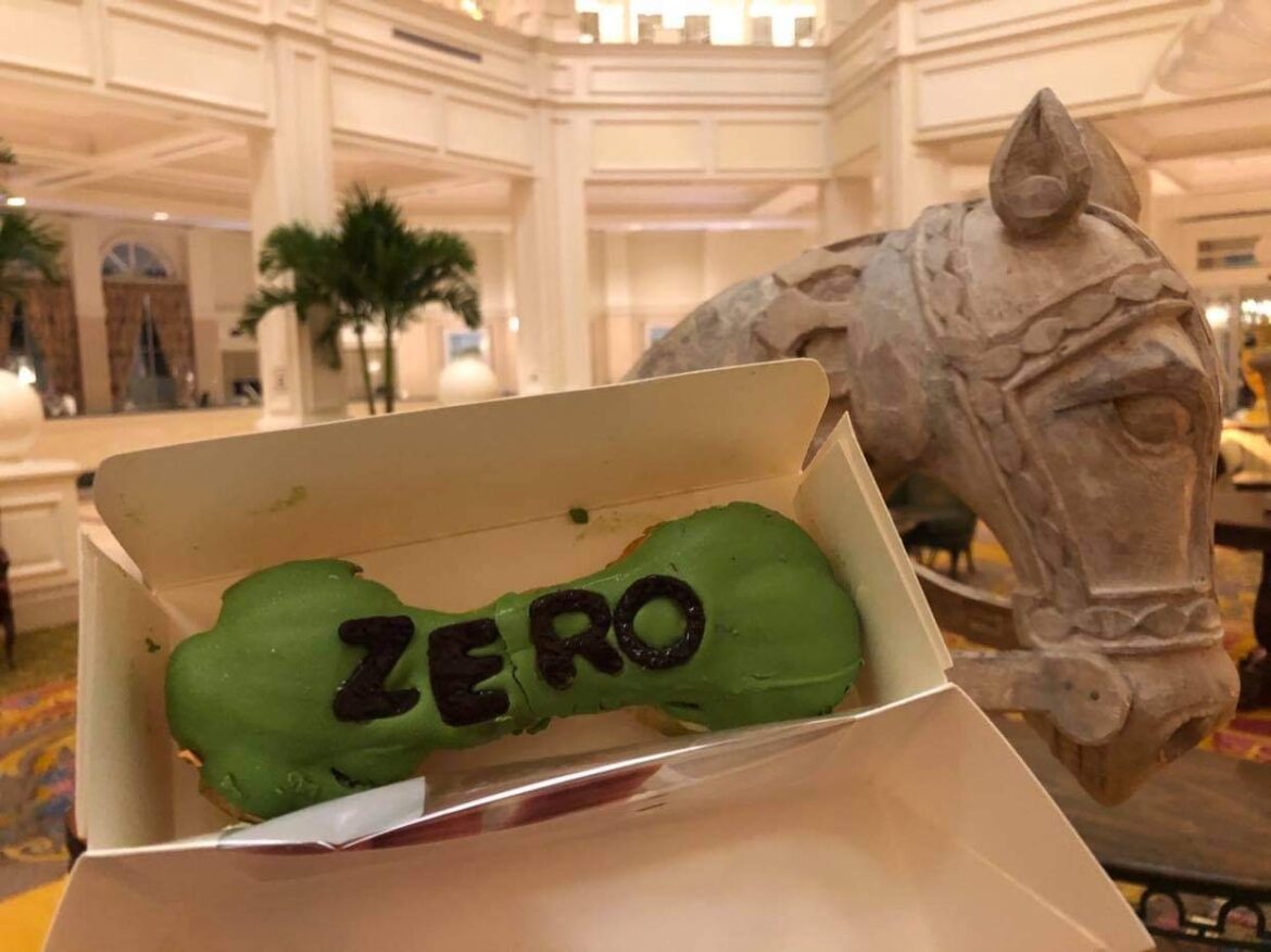 Zero’s Spooky Dog Bone Éclair at Disney’s Grand Flordian Resort