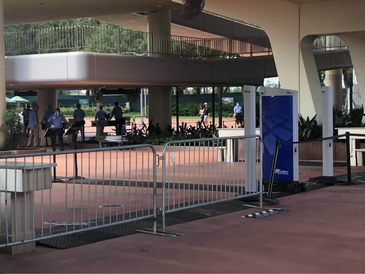 New Contactless Security Scanners now at Epcot
