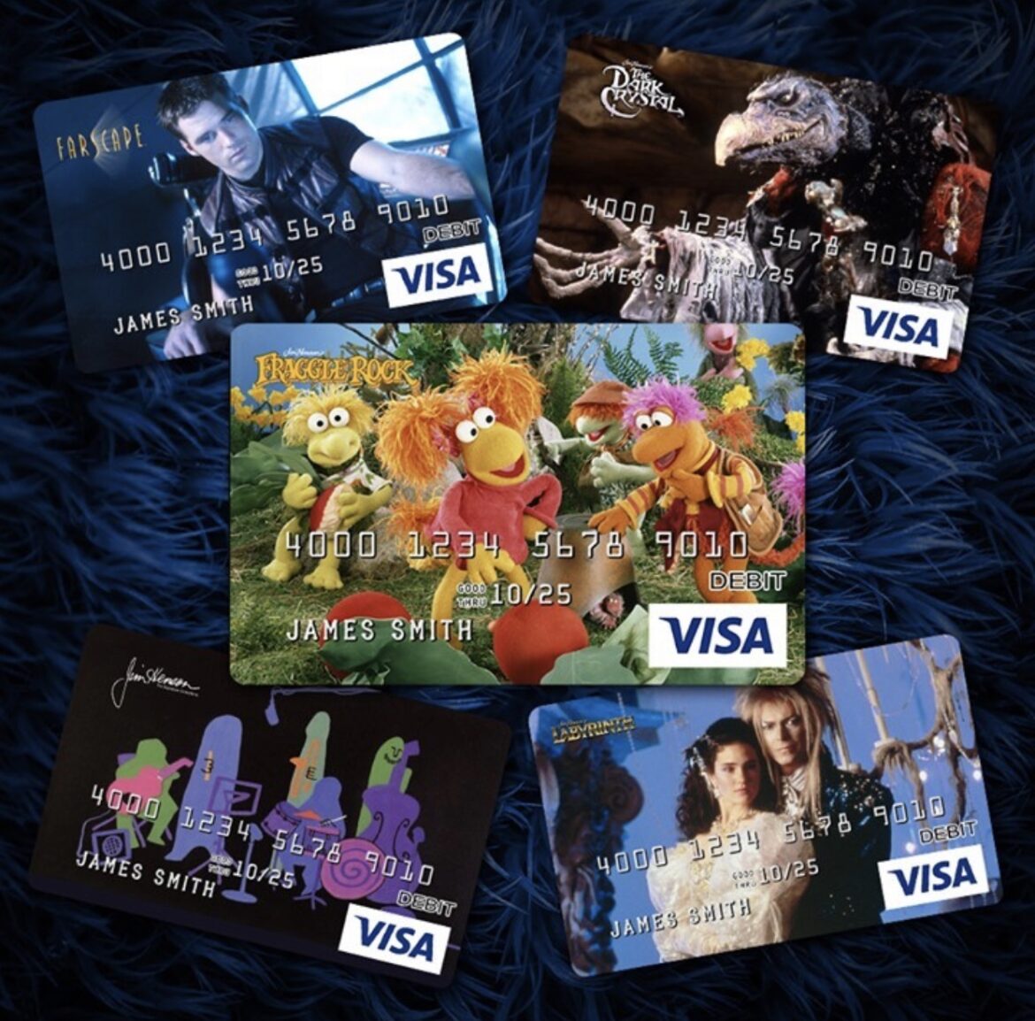 New Jim Henson Prepaid Visa Cards have all of your favorite characters