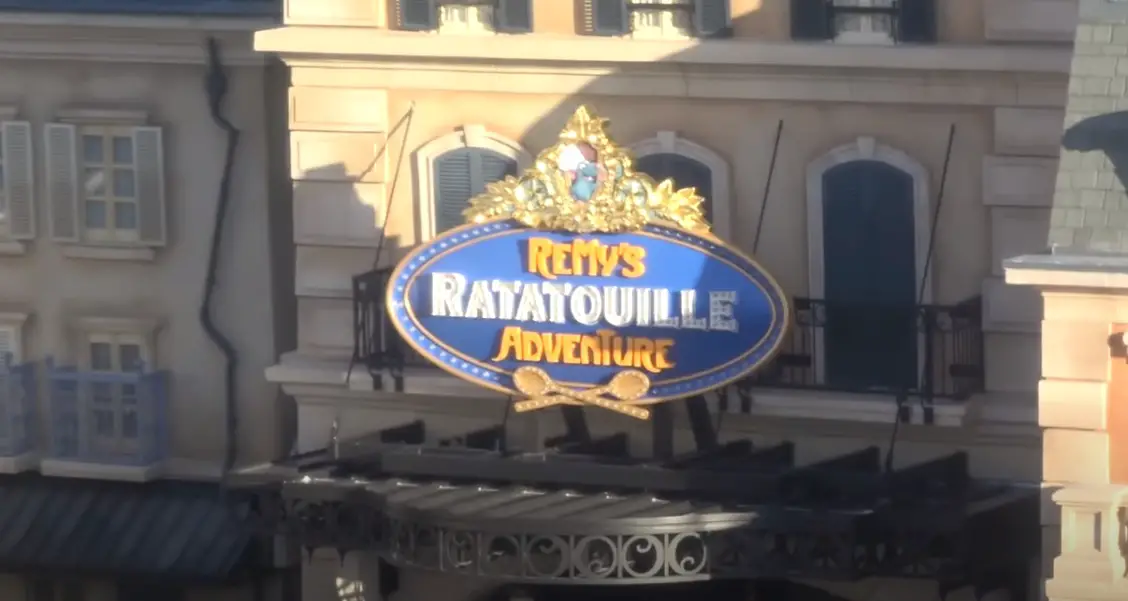 Remy’s Ratatouille Adventure Marquee Sign Installed in Epcot