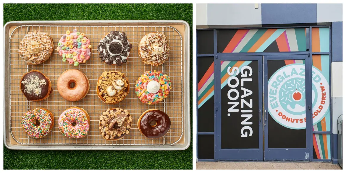 First look at a few of the yummy donuts you’ll find from Everglazed Donuts in Disney Springs