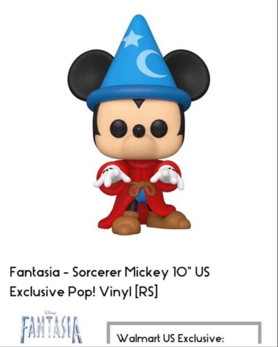 Disney Fantasia 80th Anniversary Funko Pops Are Now Available