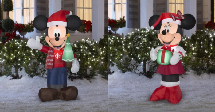New Disney Holiday Inflatables Now Available at Lowe's