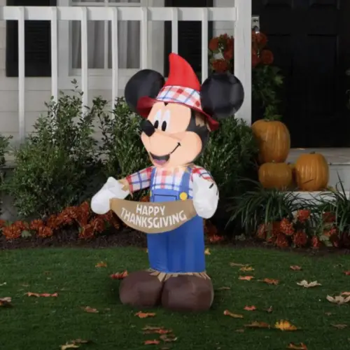New Thanksgiving Themed Mickey and Minnie Inflatables Now Available at The Home Depot