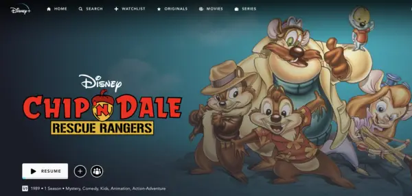 Live-Action 'Chip 'n Dale Rescue Rangers' Film to Premiere on Disney+