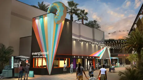 First Look at the Concept Art for Everglazed Donuts in Disney Springs