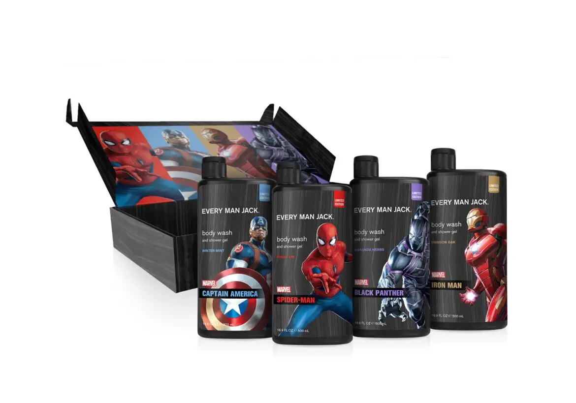 Every Man Jack Launches First Marvel Grooming Collection For Men