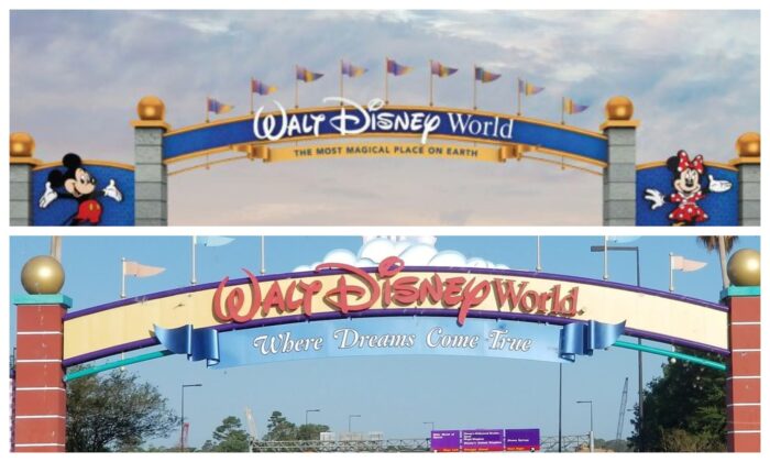 Welcome to Walt Disney World sign refurbishment now complete