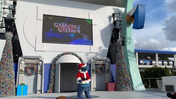 Say Hi to Santa Stitch in Tomorrowland at the Magic Kingdom