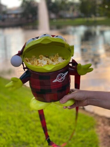 Buffalo Plaid Toy Story Alien returns to Disney World