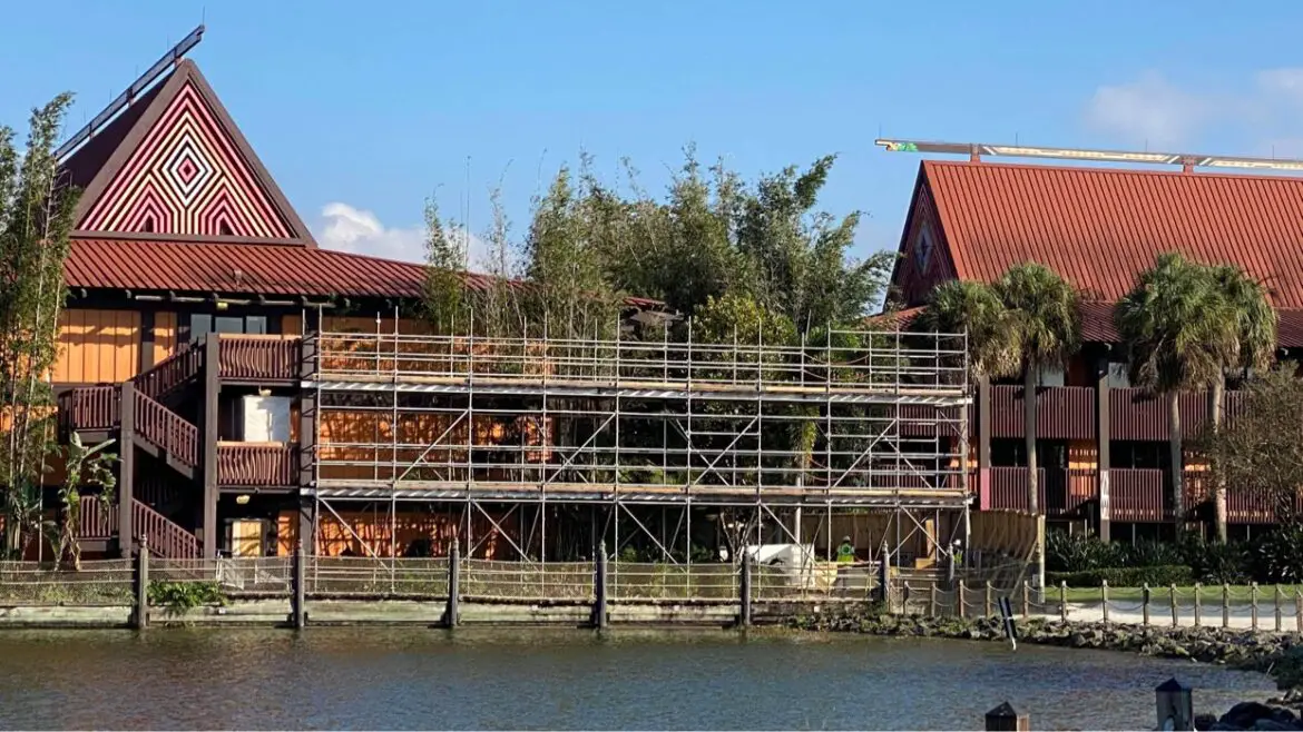 Disney Polynesian Resort Construction moves forward Chip and Company