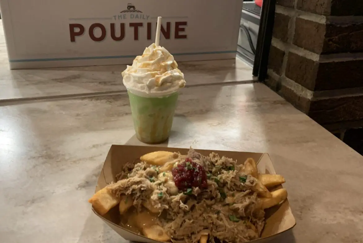 Gobbler Poutine & Canadian Apple Slushy Arrive at Disney Springs for the Holiday Season