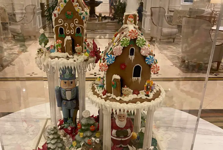 Mini Gingerbread Houses Now on Display at Disney’s Grand Floridian Resort
