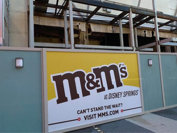 M&M Store Opening in Disney Springs pushed to 2021