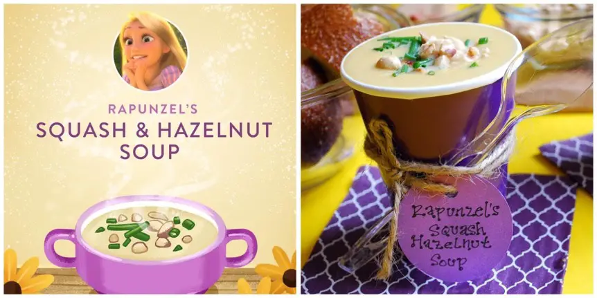 Rapunzel’s Squash And Hazelnut Soup Recipe!