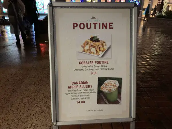 Gobbler Poutine & Canadian Apple Slushy Arrive at Disney Springs for the Holiday Season