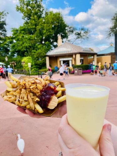 Turkey Poutine and Eggnog from Festival of the Holidays is a must have