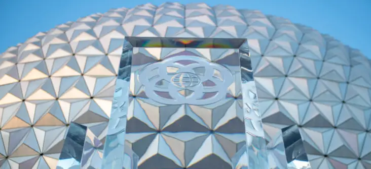 Epcot’s Spaceship Earth Fountain will have new lighting to Welcome Guests to the park