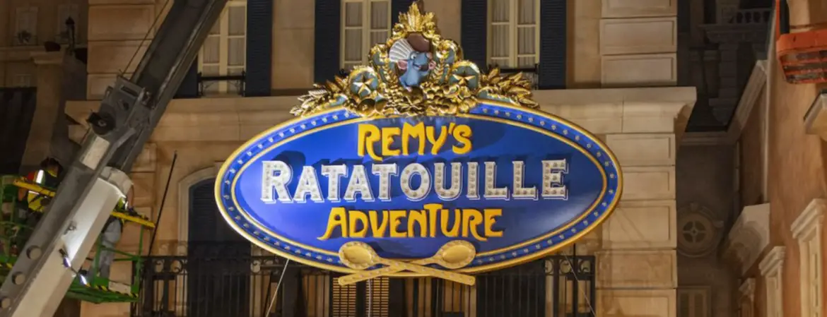 Remy’s Ratatouille Adventure on track to open in 2021!