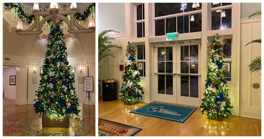 Christmas decorations delight guests at Disney’s Beach Club Resort