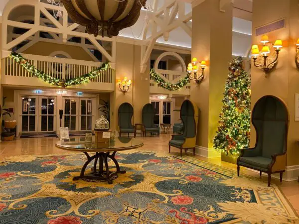 Christmas decorations delight guests at Disney's Beach Club Resort