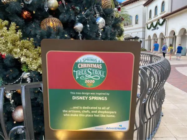 Christmas Tree Stroll On Display Throughout Disney Springs!