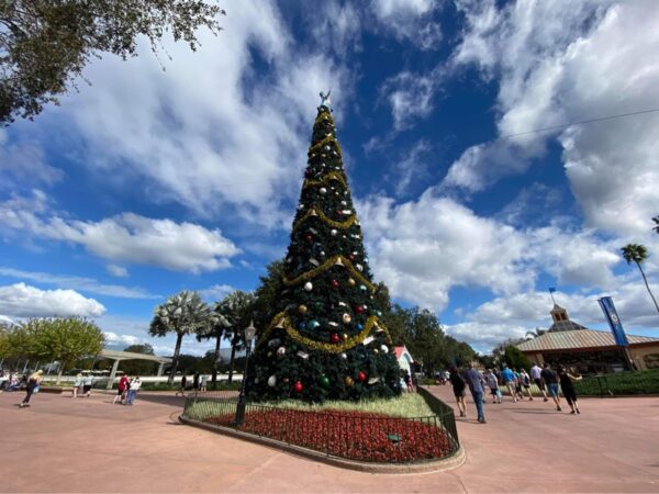 Holiday decorations Epcot