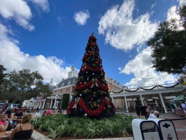 Holiday decorations Epcot