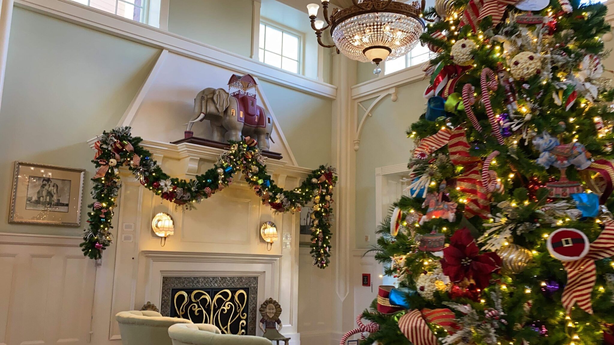 Holiday Decorations Now On Display Inside And Out At Disney's Boardwalk ...