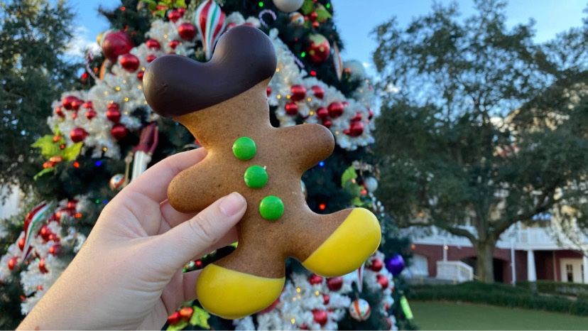 New Holiday Gingerbread Mickey Cookie At Disney’s Boardwalk Bakery