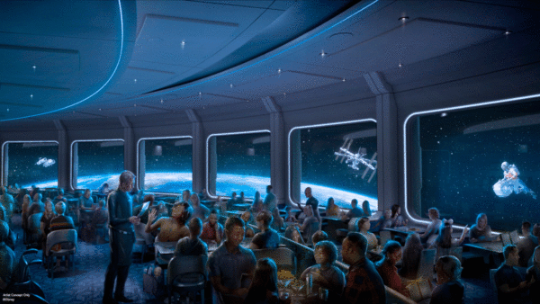 First Look inside Space 220 Restaurant in Epcot