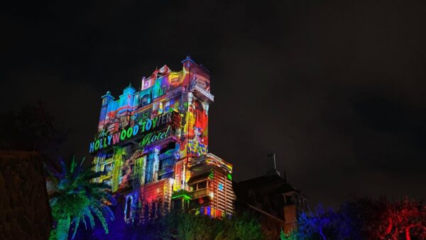 New Holiday Hollywood Tower Projection Show Debuts