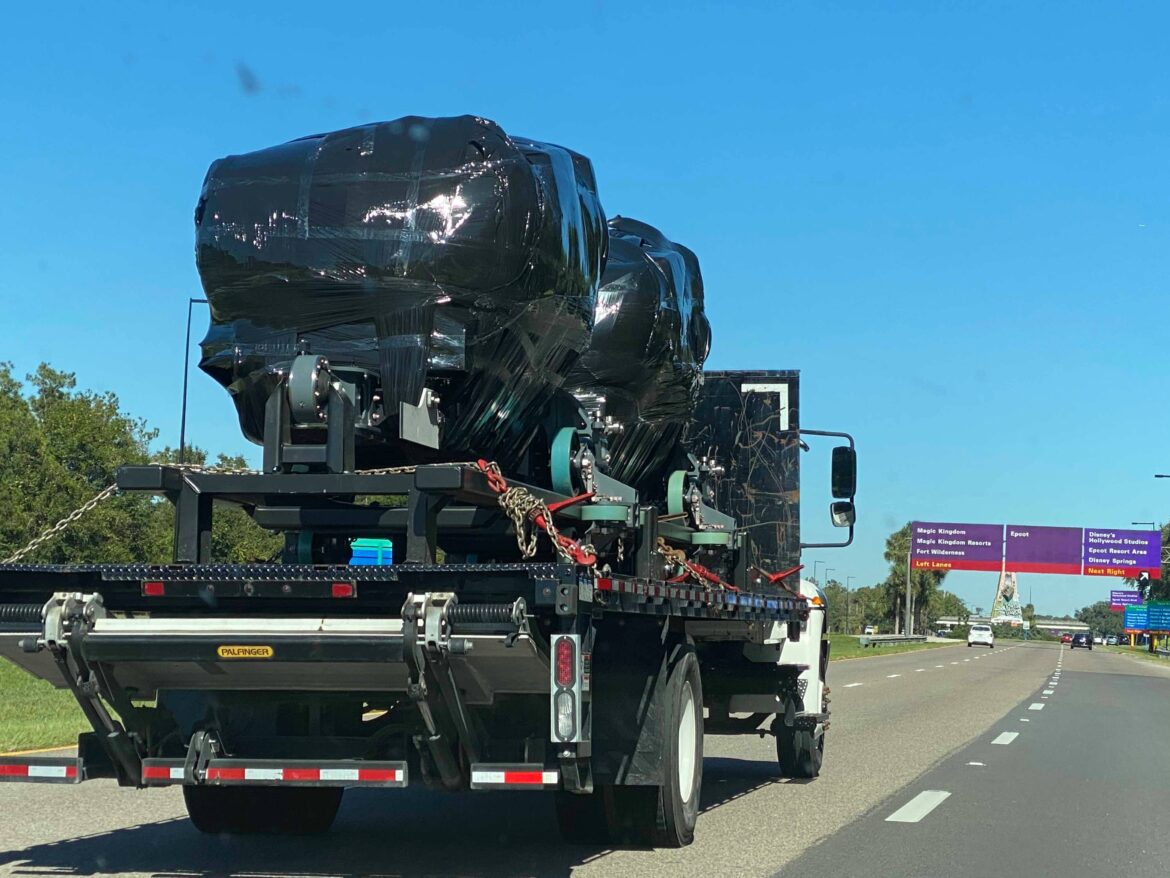 Guardian of the Galaxy Ride Vehicles Spotted on their Way to Epcot