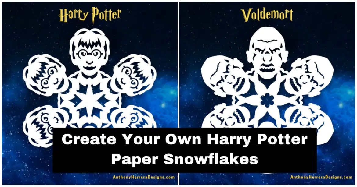 Make Your Own Harry Potter Paper SnowFlakes