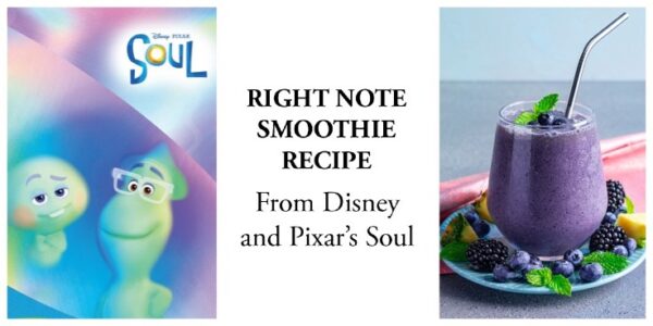 Right note smoothie recipe pixar's soul