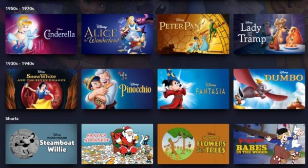 Walt Disney Animation Studios Collection Now on Disney+