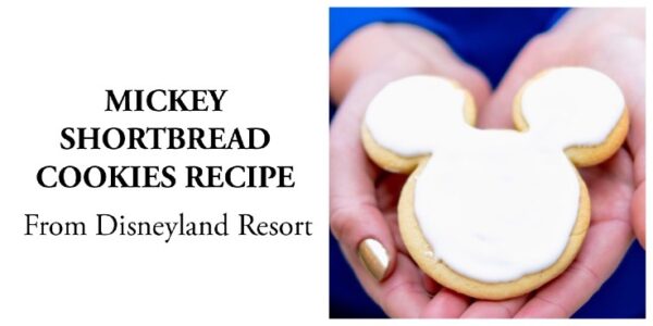 Mickey shortbread cookies recipe