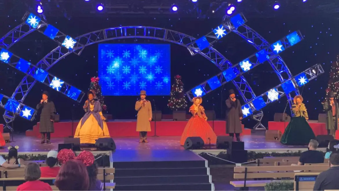 Voices of Liberty return to sing Christmas songs at Epcot’s Festival of the Holidays
