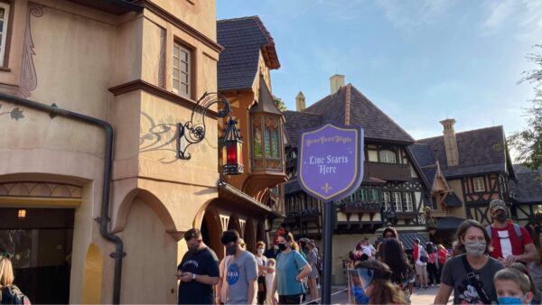 Peter Pan Flight queue extended though Columbia Harbor House